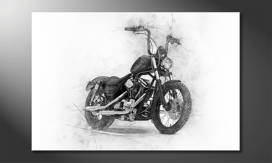 Modern-canvas-afdrukken-Classic-Motorcycle