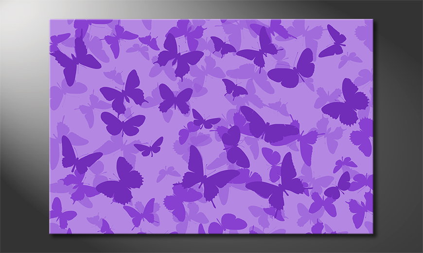 Modern wandpaneel Butterflies
