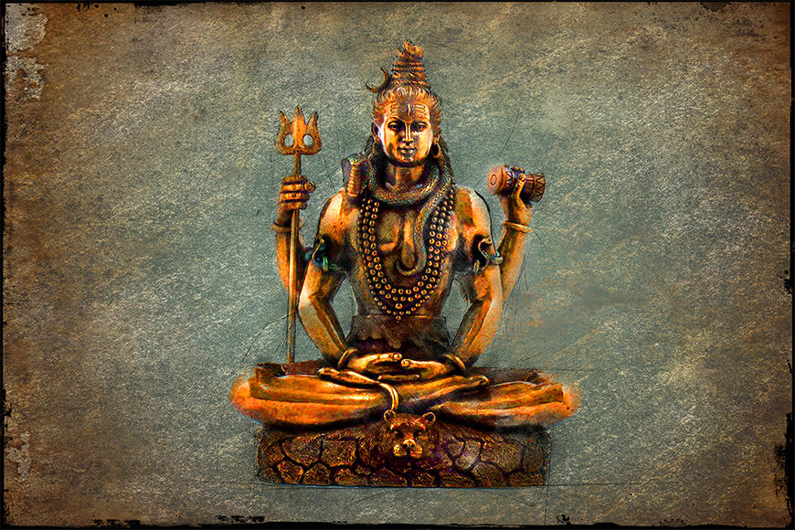 Vlies foto behang Lord Shiva
