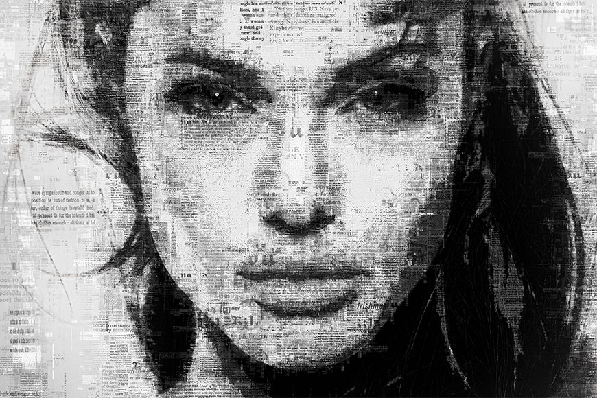 Vlies fotobehang Angelina vanaf 120x80cm