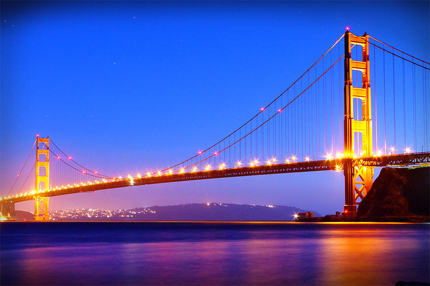 Vlies fotobehang Golden Gate