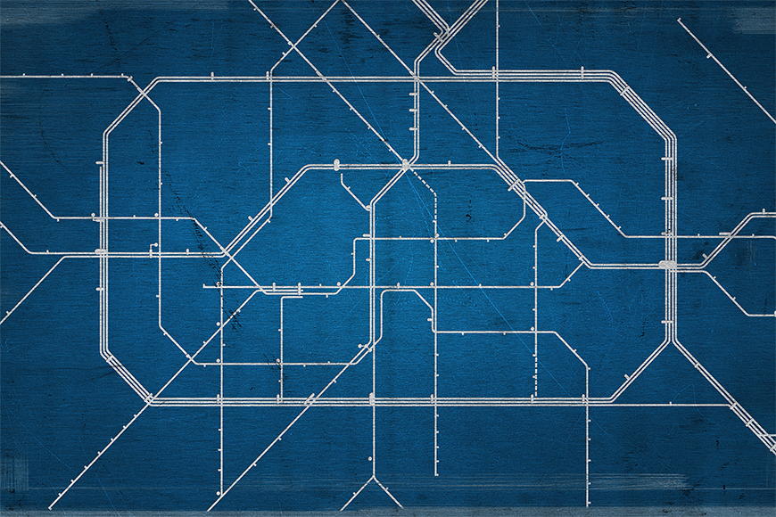 Vlies fotobehang Metro Berlin vanaf 120x80cm