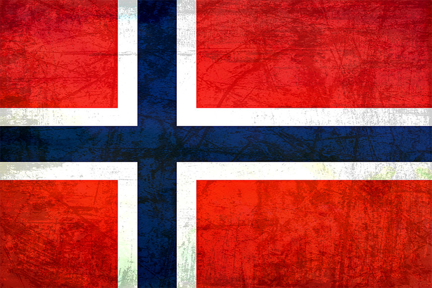 Vlies fotobehang Norvegia