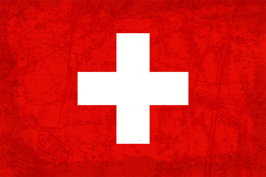 Vlies fotobehang Zwitserland