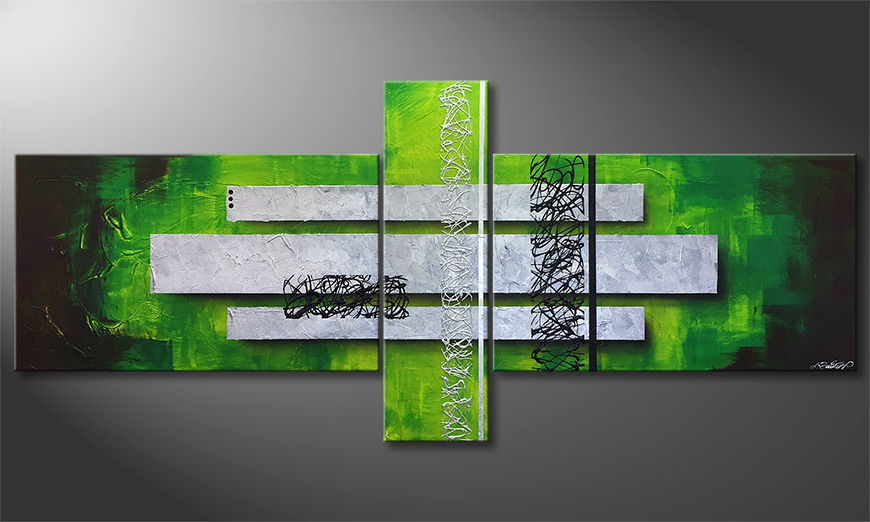 Het moderne beeld Green Inspiration 230x100cm