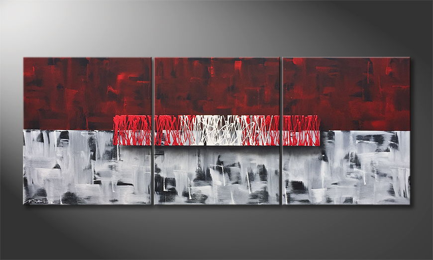 Moderne wall art Clear Thought 180x70cm