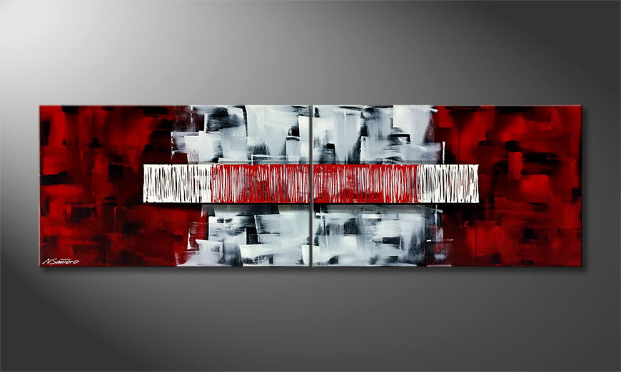 Moderne wall art Firewatch 200x60cm