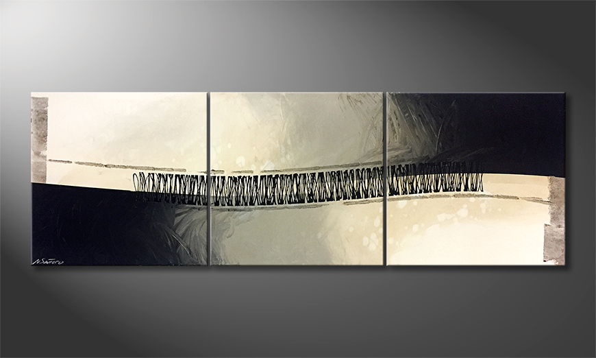 Moderne wall art In Motion 210x70cm