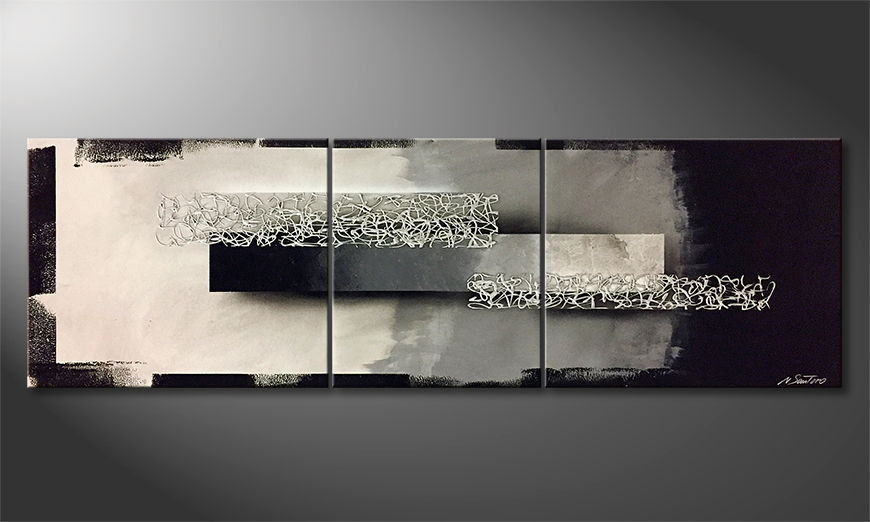 Moderne wall art Shadow Blocs 190x60cm