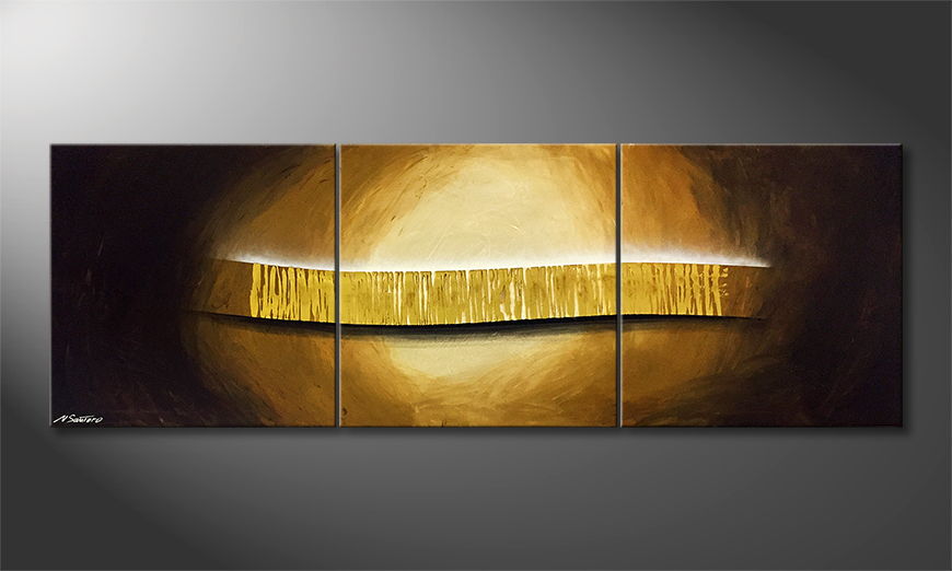 Moderne wall art Turning Point 210x70cm
