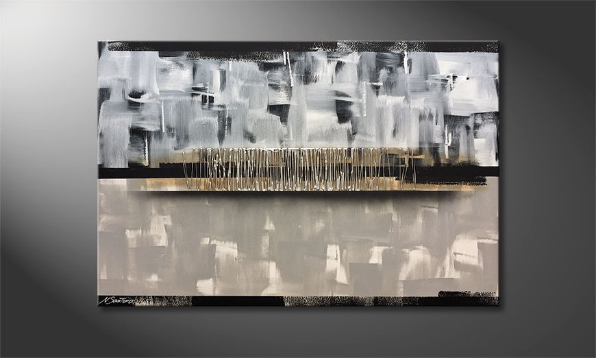 Woonkamer schilderij Rain Shower 120x80cm